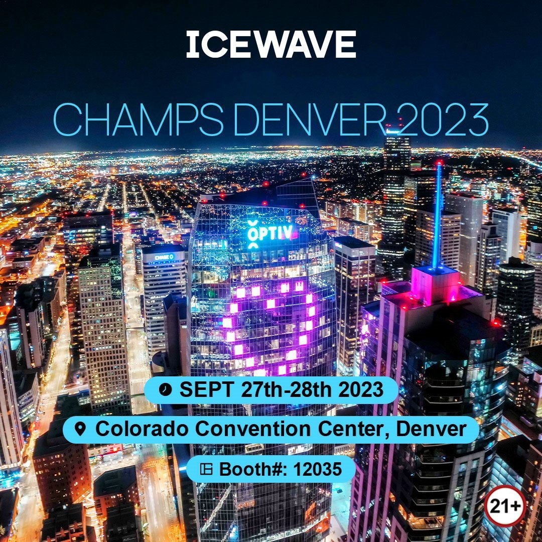 ICEWAVE Will Appear at CHAMPS Trade Show Denver 2023 ICEWAVE