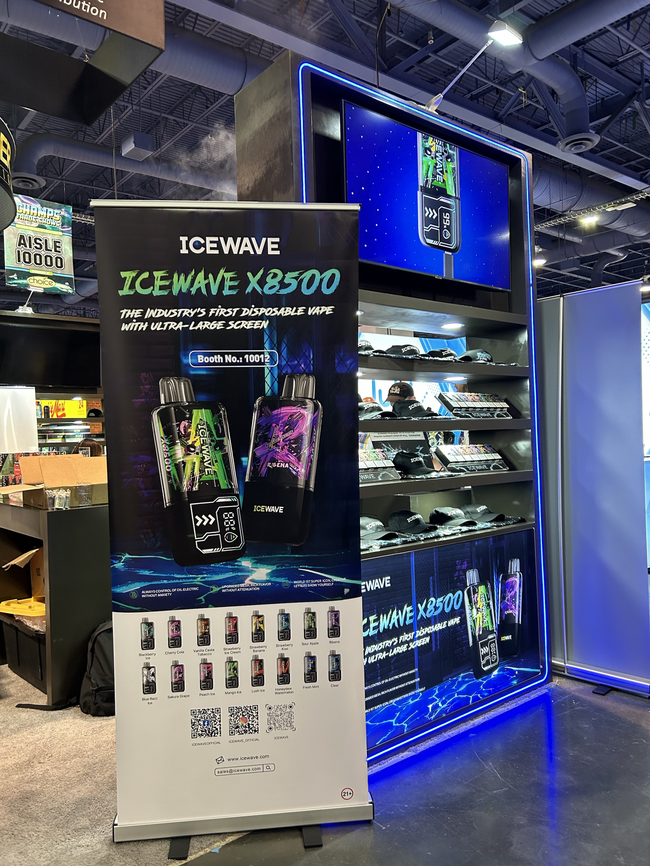 DRAGBAR and ICEWAVE shined at Champs Trade Show插图1